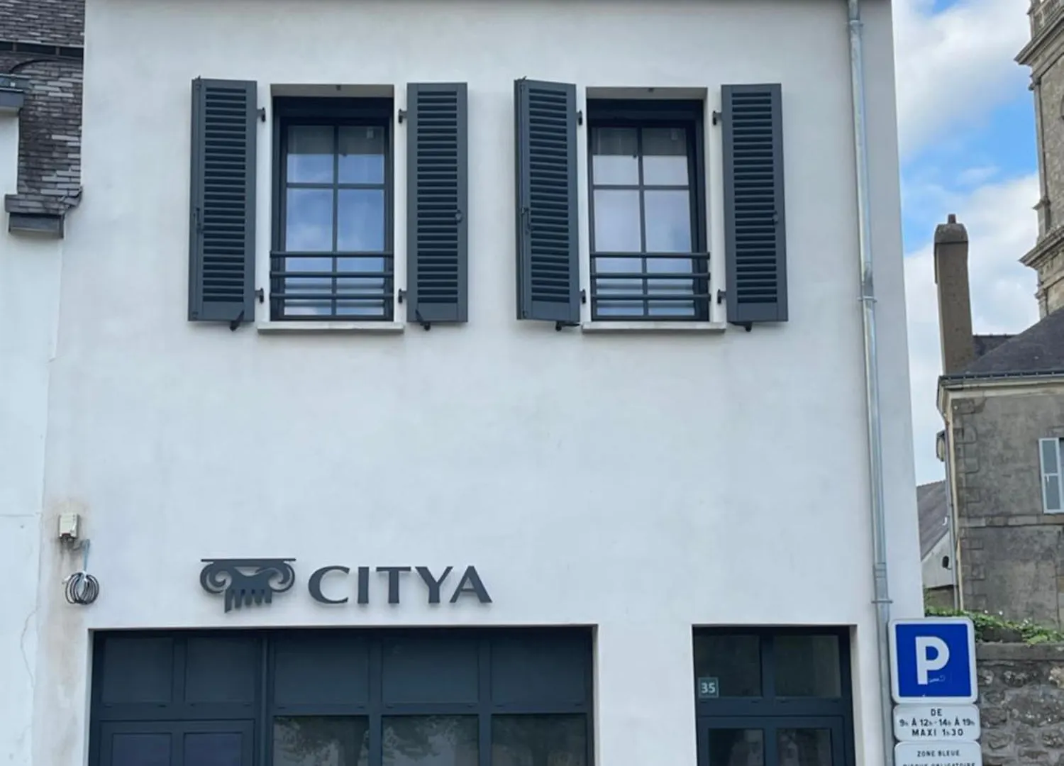 Plein Centre Auray - Grand Duplex 2 Chambres Avec Terrasse Ensoleillee