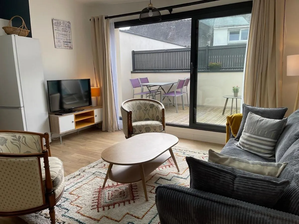 Apartment Plein Centre Auray - Grand Duplex 2 Chambres Avec Terrasse Ensoleillee